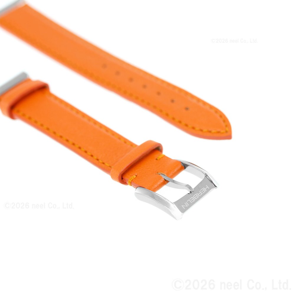 エルブラン HERBELIN アンタレス ANTARES 専用 替えバンド ベルト レディース BRAC17048A18 シングル ストラップ シルバー ORANGE オレンジ