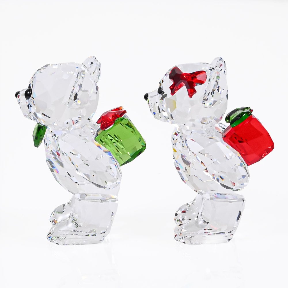 スワロフスキー SWAROVSKI クリスタルフィギュア Krisベア ホリデイ Holiday 5732107 インテリア オブジェ 置物 クリスマス 母の日 即日発送【スペシャルラッピング660円(別売り)】 成人祝い