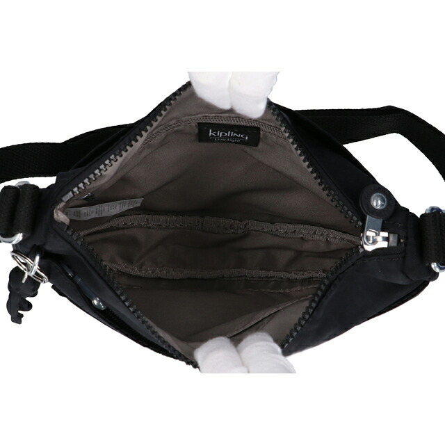 キプリング ショルダーバッグ レディース ブランド Kipling セバスチャン ロゴ ワンポイント 無地 KI2846-P39 Black Noir 黒