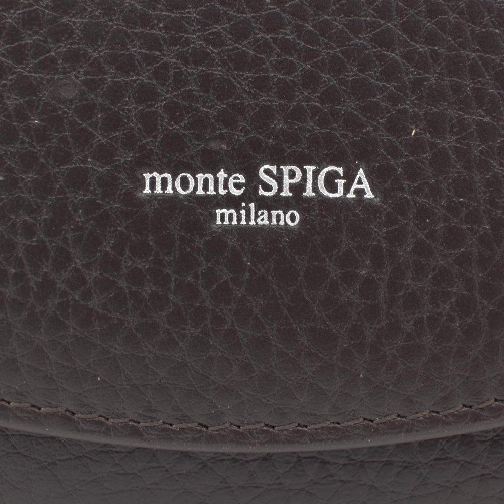 モンテスピガ　monte SPIGA　キーケース　MOSMSP601DBR　ダークブラウン　濃茶　シュリンクレザー　牛革　キーリング