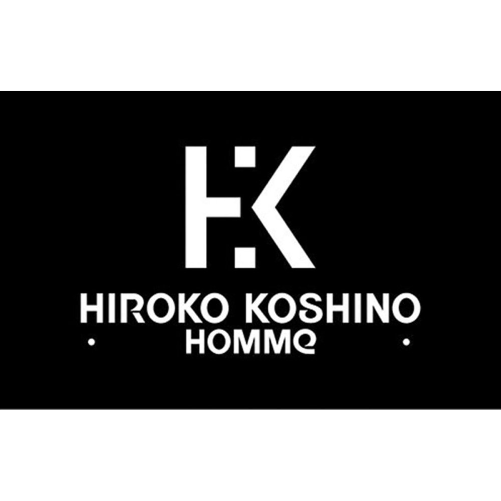ヒロココシノオム 札入 黒 二つ折り財布 ホック式小銭入れ フリーポケット付き【北海道・沖縄県・離島 配送不可】