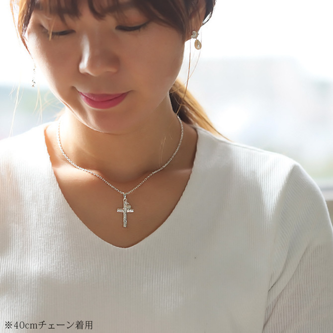 ハワイアンジュエリー ネックレス シルバー ネックレス 刻印 無料 誕生石入れ可 ハートチャームクロス 十字架 ハートパーツ シルバー925 ギフトラッピング可能 チェーン 長さ選べる プレゼント ハロウィン 【品番：CG-SP2602】