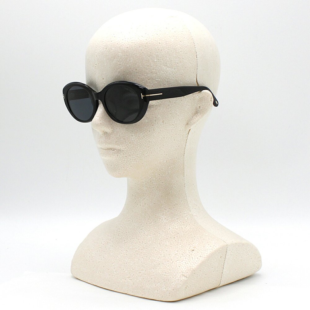 トムフォード TOM FORD サングラス アジアンフィット アイウェア UVカット フォックス FT1293-K/S 01A 54 メンズ レディース ユニセックス ブラック+グレー 海外正規品