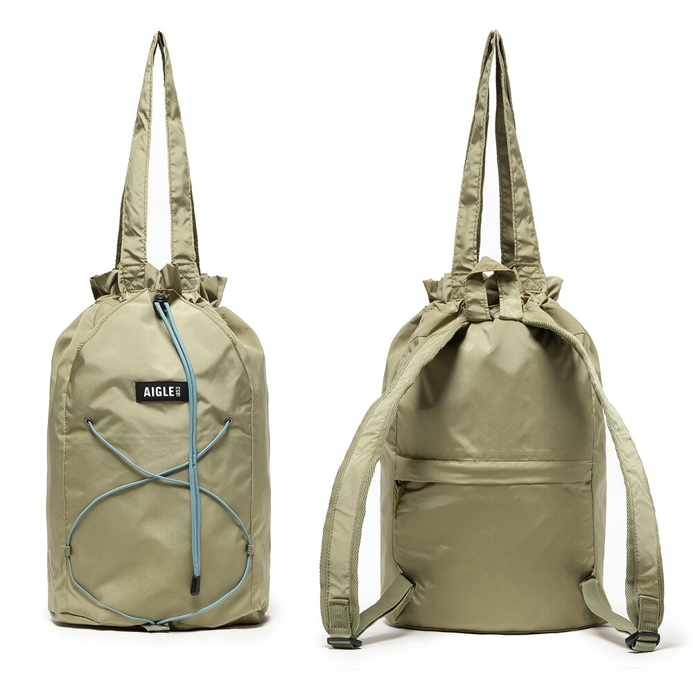 エーグル AIGLE リュック バックパック SEA 撥水 パッカブル 巾着バックパック 15L コンパクト デイリー 通勤 旅行 メンズ レディース ZNHBR93