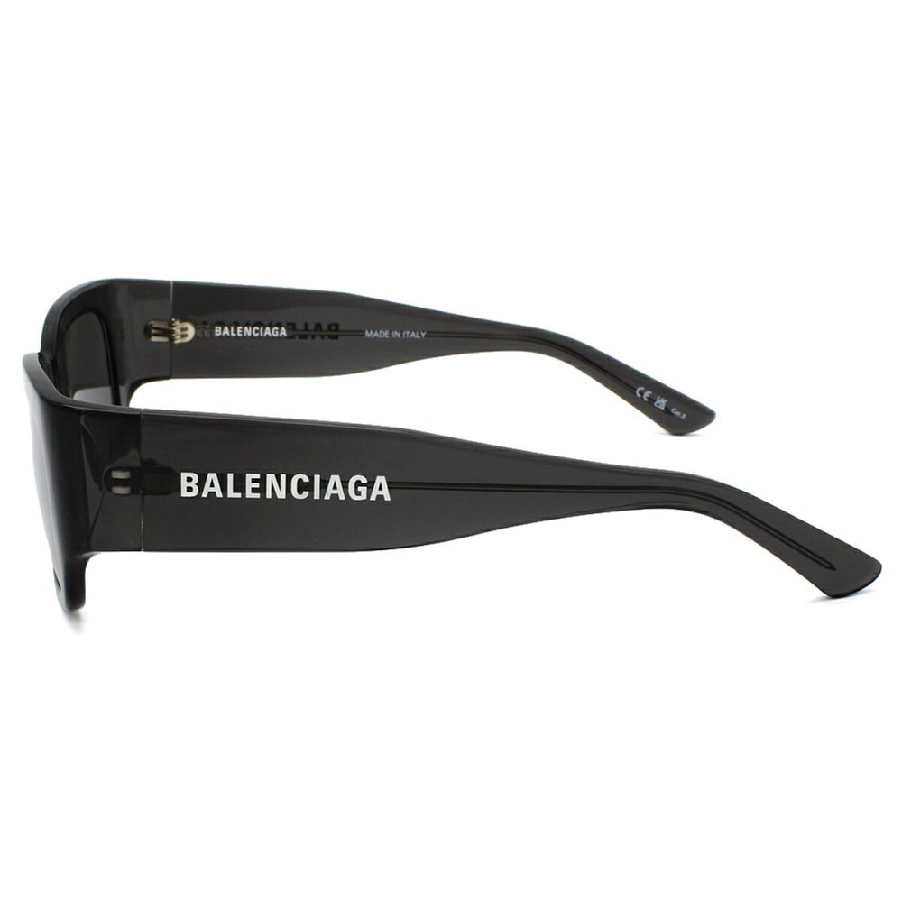 バレンシアガ BALENCIAGA サングラス アジアンフィット UVカット アイウェア スクエア BB0331SK-003 メンズ レディース ユニセックス グレー+シルバー 海外正規品