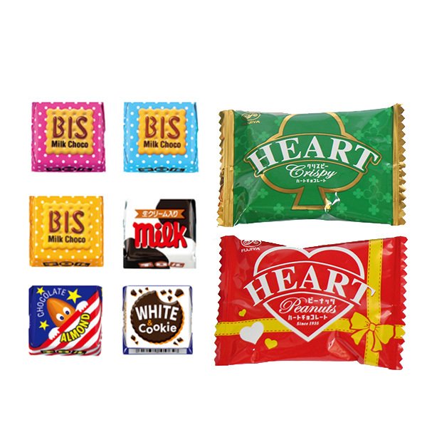 (全国送料無料) お菓子 詰め合わせ 【チロル増量中！】チロルチョコ バラエティ＆不二家 ハートチョコレート2種 詰め合わせ メール便 (omtmb9629z）