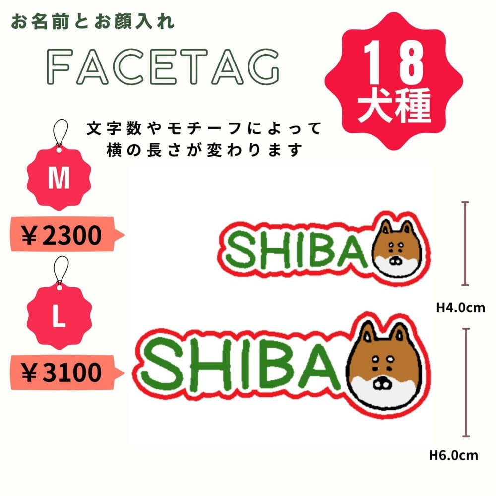 nametag-face ネームタグフェイス ペットうちの子グッズ 犬種 イラスト うちの子 ネームワッペン M Lサイズ 大きめサイズ ネーム ワッペン 刺繍 文字 犬 ハーネス Julius-K9 ユリウス お名前 ペット お名前ワッペン 刺繍ワッペン アイロン接着 マジックテープ 迷子札 愛犬グッズ