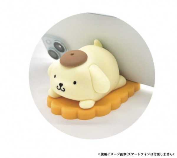 ポムポムプリン マスコット モバイルスタンド サンリオ スマホスタンド 卓上 スタンド キャラクター グッズ かわいい おしゃれ デスク周り インテリア 雑貨 プレゼント ギフト SANG-388PN サンリオ正規ライセンス品