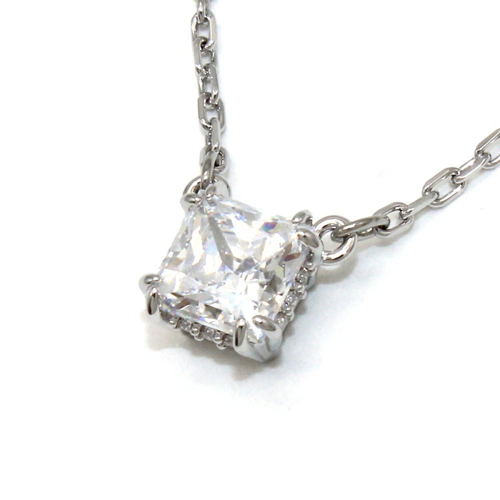 スワロフスキー swarovski ネックレス Stilla Attract スクエア・カット 5701903 スティラ アトラクト ペンダント アクセサリー レディース シルバー 海外正規品