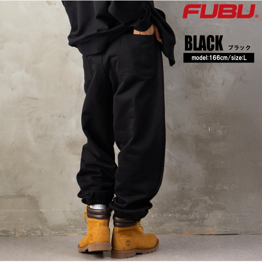 FUBU フブ スウェットパンツ メンズ レディース fam-62506 イージーパンツ ジョガーパンツ ロゴ 刺繍 ワッペン ルーズシルエット 裏毛 スエット ストリート ヒップホップ ダンス カジュアル ボトムス M L XL XXL 2026FW Karlas