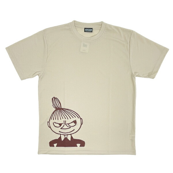 ムーミン リラックスドライTシャツ リトルミイ ベージュ アパレル MOOMIN