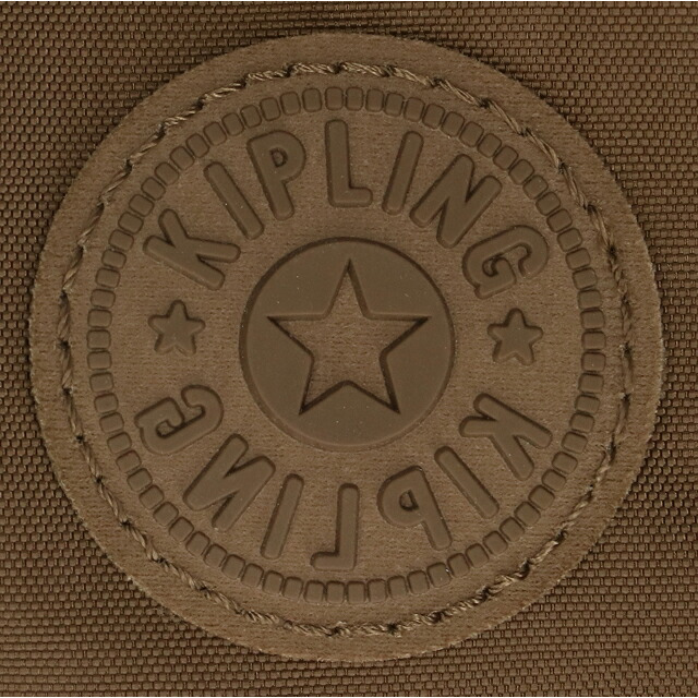 キプリング ハンドバッグ レディース ブランド Kipling エリシア ロゴ ワンポイント 無地 2WAY K43791-1NA Smooth Khaki