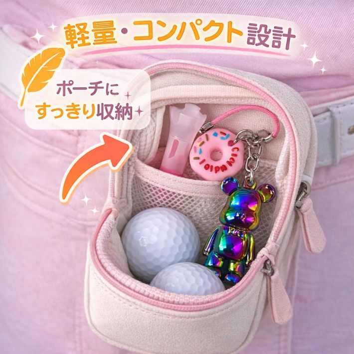 ゴルフ ティーキーパー 紛失防止 メタル ベア くま 置き忘れ防止 なくさない ティー収納 目立つ おしゃれ かわいい メンズ レディース ゴルフ小物 ラウンド用品 コンペ 景品 ギフト プレゼント 父の日 母の日