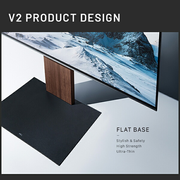 WALLインテリアテレビスタンドV2 ロータイプ 32~60v対応 壁寄せテレビ台 テレビボード TVスタンド 背面収納 コード収納 ホワイト 白 ブラック 黒 ウォールナット ブラウン 震度7耐震試験済み グッドデザイン賞受賞 テレビ台 新生活