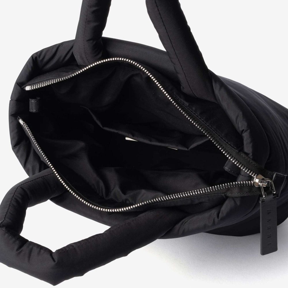 マルニ MARNI PUFF E/W TOTE BAG パフ トートバッグ BMMP0131U2 P8068 ショルダーバッグ メンズ レディース バッグ ブラック