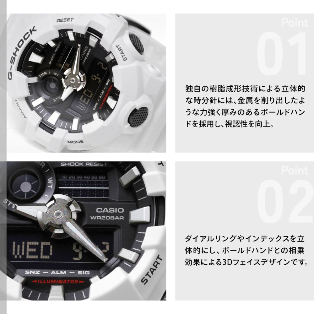 G-SHOCK 腕時計 メンズ アナデジ GA-700-7AJF
