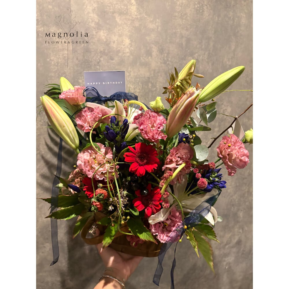 Season Flower Arrangement【L】フラワーアレンジメント ギフト プレゼント 誕生日 記念日  母の日 父の日