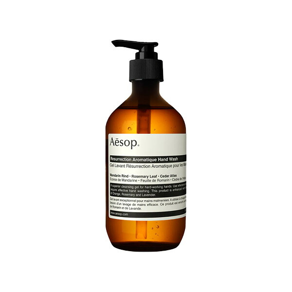 イソップ Aesop レスレクション アンドラム アロマティック ハンドウォッシュ レバレンス ハンドソープ 500mL ギフト 巾着＆BOX付き プレゼント 人気 おしゃれ 手洗い 香り 誕生日祝い 内祝い 結婚祝い 贈り物 正規品 ギフト対応