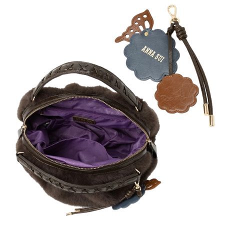 アナスイ ANNASUI ハンドバッグ コティ 2way ファー  レディース ブランド 正規品 新品 ギフト プレゼント 人気 おすすめ 誕生日 記念日 クリスマス 送料無料  ラッピング無料ans522403