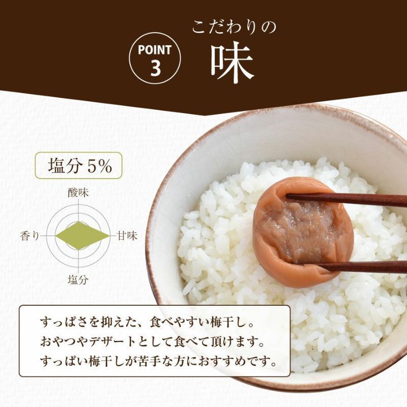 【特選紀州南高梅】【あまみつ梅250g×2パック（塩分約5％）】【紀州産】【調味梅干】減塩のはちみつ梅干し つけもの 梅干し ギフト プレゼント 内祝