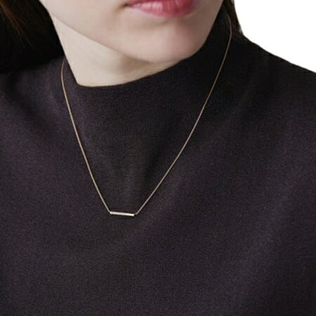 【無料ラッピング】  ヨンドシー 4℃【Aqua Gold Collection】K18 4℃アクアゴールド ネックレス ダイヤモンド レディース ブランド 正規品 新品 ギフト プレゼント 人気 おすすめ 誕生日 記念日 クリスマス 送料無料