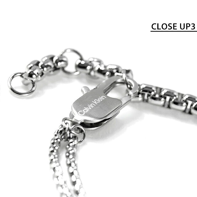 カルバンクライン ブレスレット メンズ ブランド Calvin Klein ICONIC ID 35100058 シルバー アクセサリー