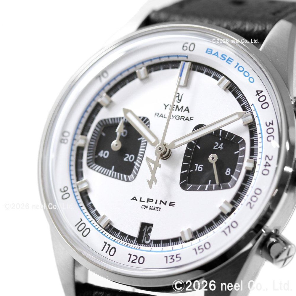 イエマ YEMA ラリーグラフ アルペン カップ シリーズ Rallygraf Alpine Cup Series 腕時計 クロノグラフ メンズ メカクォーツ YMHF1589ALP-BA31