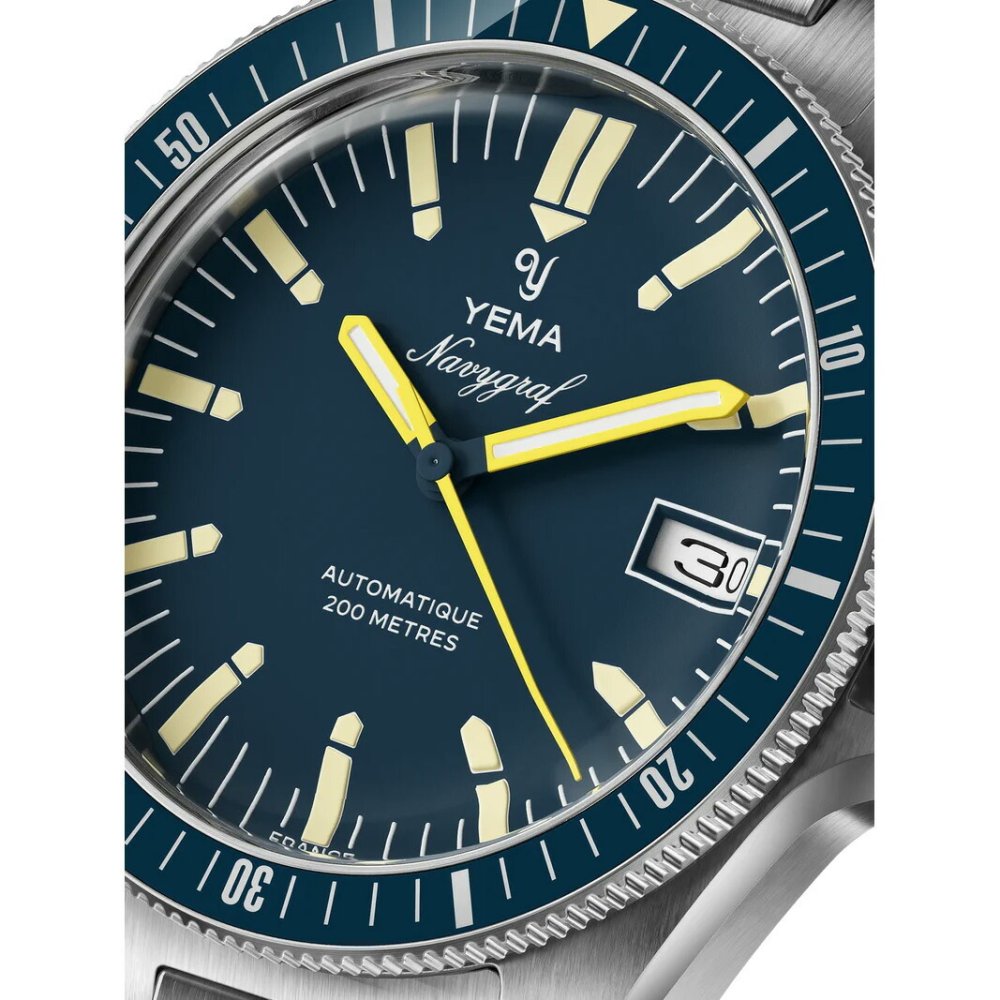 イエマ YEMA ネイビーグラフ ヘリテージ Navygraf Heritage 腕時計 メンズ 自動巻き YNAV25-GM