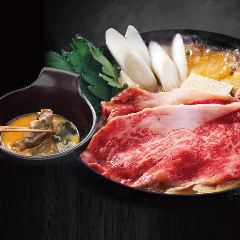 萬野和牛すきしゃぶ用モモ800g (MSC80-MAN) [お中元][お歳暮] ※送料無料(北海道・沖縄・離島への配送不可)