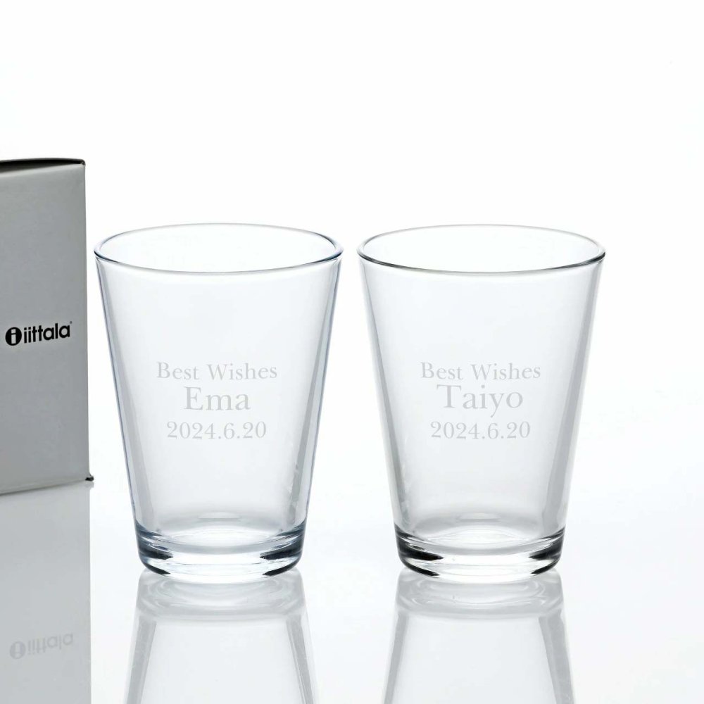 【ラッピング無料】【ロゴ対応】【名入れ代込み】iittala イッタラ カルティオ ハイボール 400ml クリア ペア 名前 名入れ 彫刻 刻印 名入れギフト プレゼント 記念日 記念品 お祝い 結婚祝い 結婚記念日 開店祝い ペアギフト ペアグラス コップ お冷グラス 北欧 ブランド