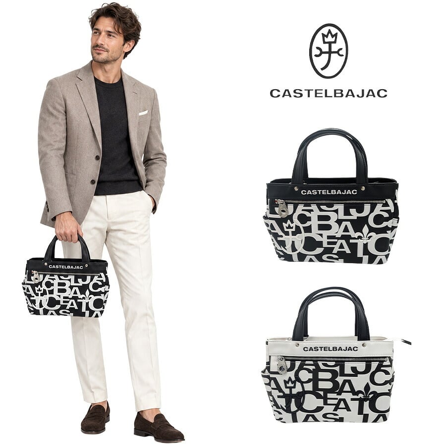 CASTELBAJAC カステルバジャック ドライビングトート ミラージュ トート 手持ち かばん 普段使い メンズ レディース ギフト プレゼント ブラック 074521