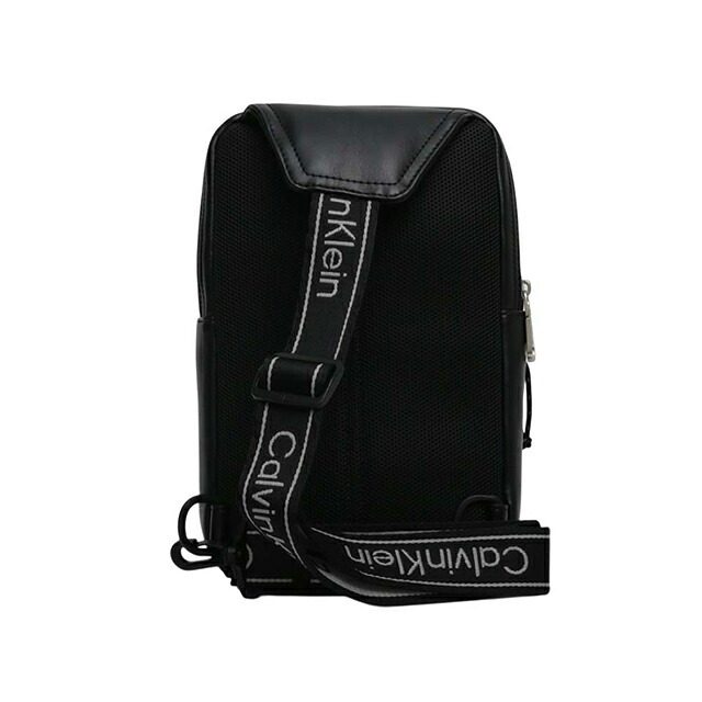 カルバンクライン CALVIN KLEIN BOLD LOGO WEBBING SLING ショルダーバッグ lv04d3449g-ub1 メンズ BLACK