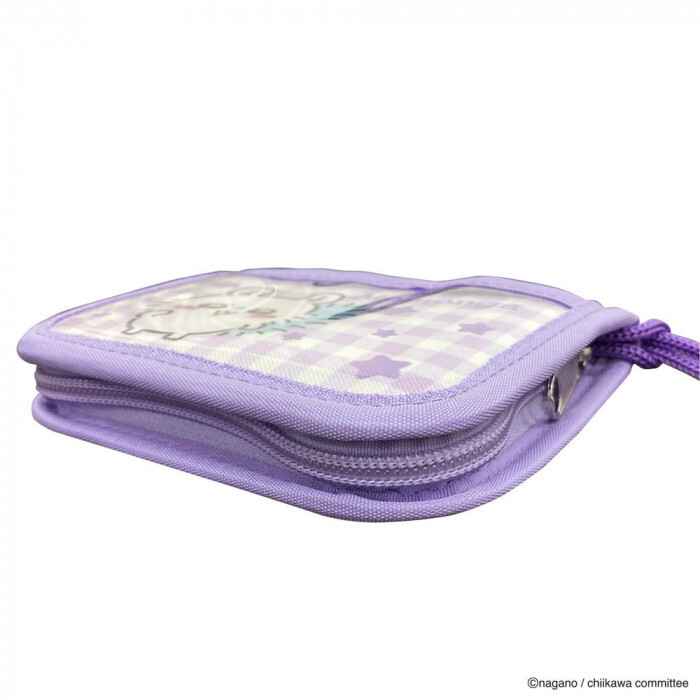 【1月20日入荷分予約受付中】 ちいかわ キッズウォレット 子供用財布 モモンガ パープル 二つ折り 財布 こども用 女の子 男の子 キャラクター グッズ 雑貨 小銭入れ カードポケット付き プレゼント ギフト