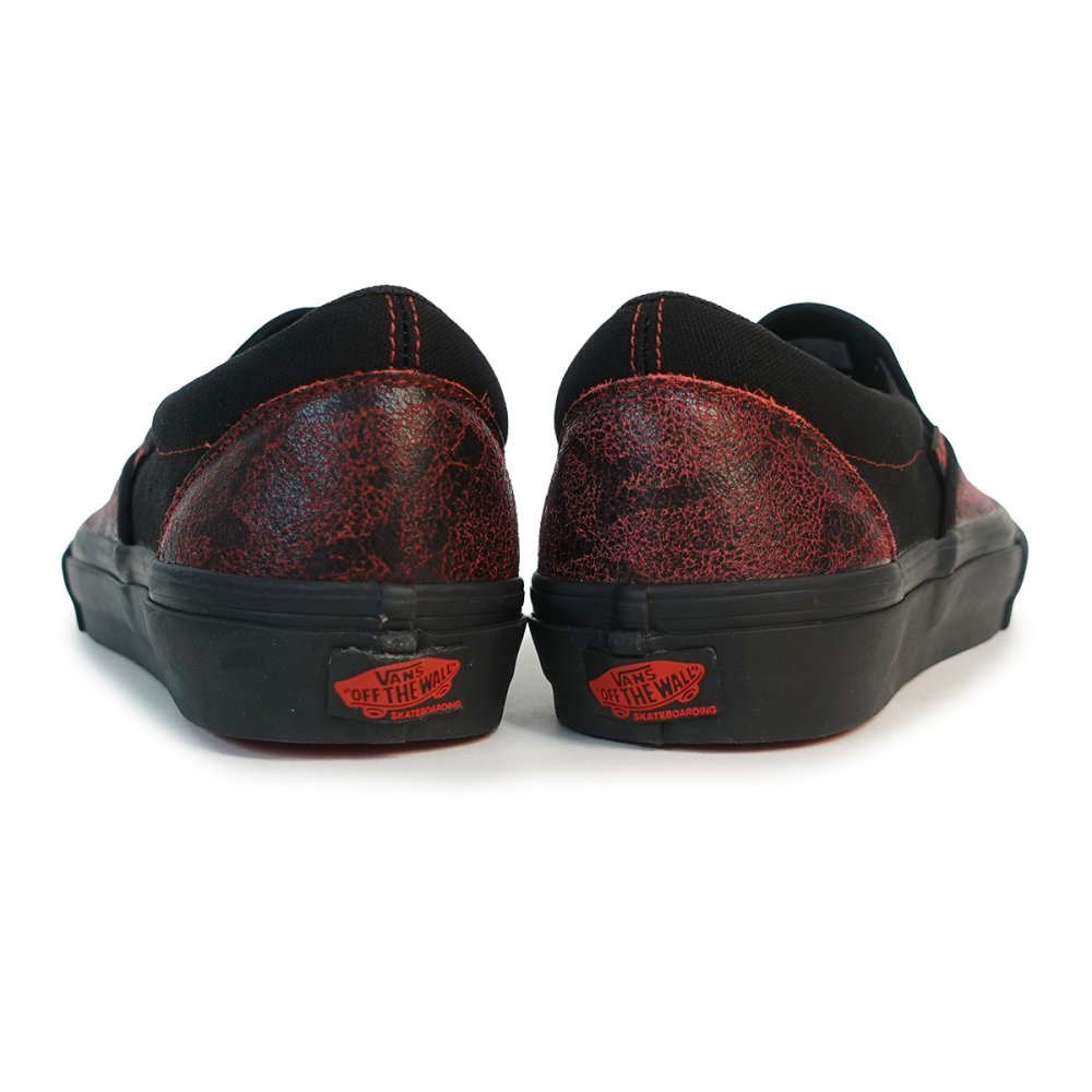 【並行輸入品】バンズ VANS スニーカー メンズ  靴 スケート スリッポン SAW レッド/ブラック VN0A5FCAY25 SKATE SLIP-ON SAW RED/BLACK
