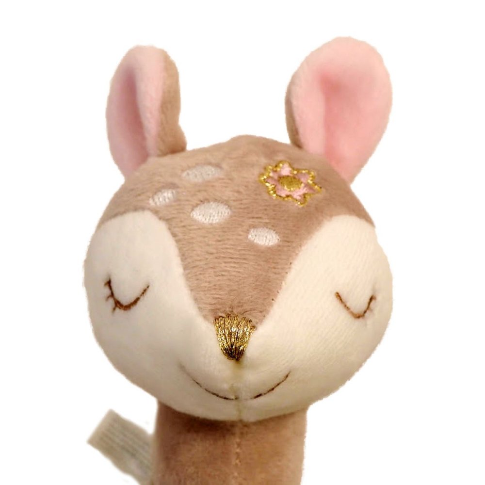 メリーマイヤー イッシーグリッツィー バンビ ラトル 15cm | ぬいぐるみ ナチュラルカラー 動物 どうぶつ ファーストトイ ベビー 赤ちゃん こども Mary Meyer 正規輸入品