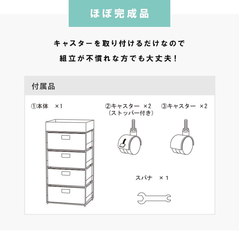 ラック ランドリー 4段 幅40.5cm カゴ 洗濯かご 4個つき 洗濯機 収納 おしゃれ スリム 縦型 洗濯機収納 ランドリー収納 ホワイト グレー 収納棚 洗濯物 洗面所 脱衣所 新生活