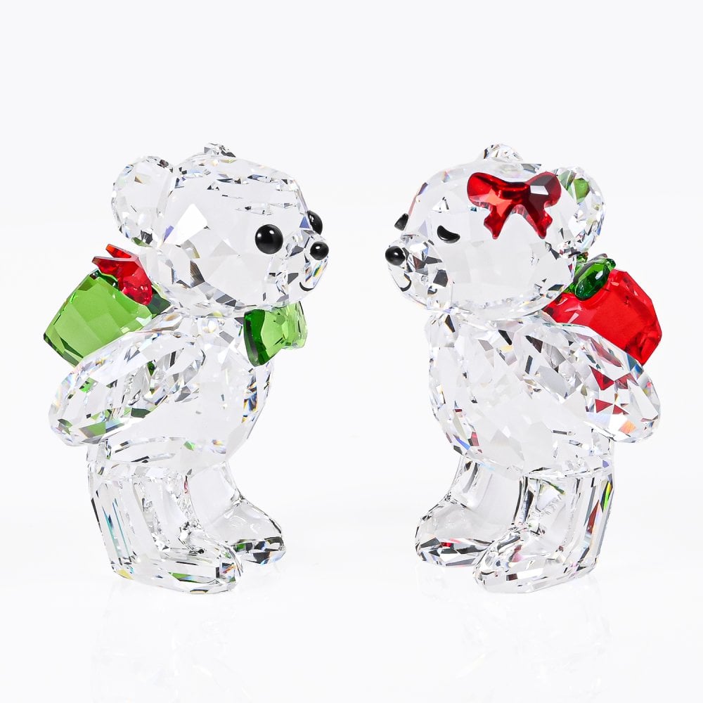 スワロフスキー SWAROVSKI クリスタルフィギュア Krisベア ホリデイ Holiday 5732107 インテリア オブジェ 置物 クリスマス 母の日 即日発送【スペシャルラッピング660円(別売り)】 成人祝い