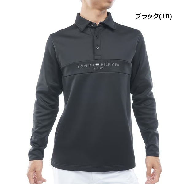 トミーヒルフィガー ゴルフ メンズ スムース裏起毛 長袖台衿付きシャツ TOMMY HILFIGER THMA683 2026年秋冬モデル お誕生日祝い お祝い 記念品 お父さん 父の日 彼氏 男性 30代 40代 50代 60代  還暦祝い 敬老の日 人気プレゼント プレゼント