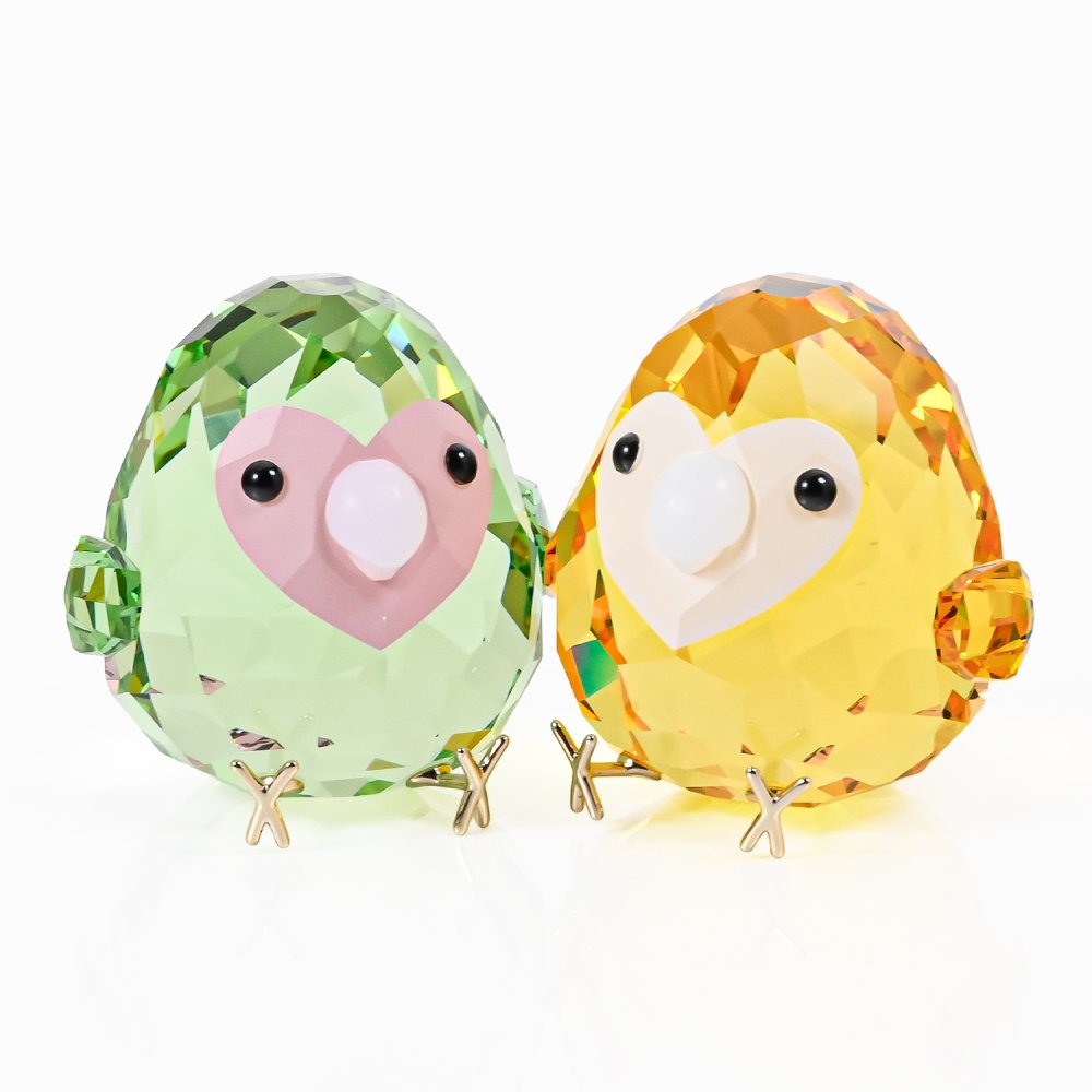 スワロフスキー SWAROVSKI フィギュリン All you Need are Birds ラブバード フィギュア 5644844 インテリア雑貨 置物 オブジェ 送別会 誕生日 お中元 結婚祝い 結婚式 高級 父の日 母の日【スペシャルラッピング660円(別売り)】 即日発送 成人祝い ホワイトデー