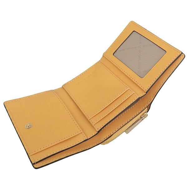 マイケルコース MICHAEL KORS 三つ折り財布 折り畳み ミニ財布 コンパクト アウトレット JET SET TRAVEL 35S4GTVZ5B 469 イエロー