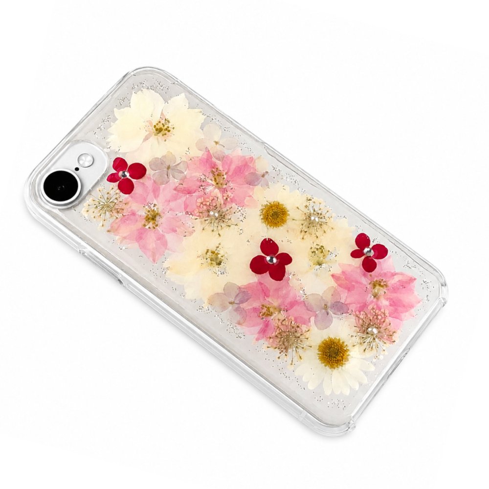 【ほぼ全機種対応スマホケース❁】押し花スマホケース NO.692（着日指定不可） 押し花＆レジン iPhone/Xperia/AQUOS/Galaxy他
