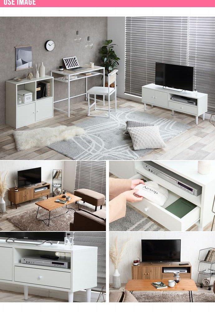 テレビ台 テレビボード 幅110cm リビングボード シンプル テレビラック TVボード TV台 TVラック おしゃれ AV収納 モダン コンパクト 収納 扉付き 可愛い 32インチ 42インチ 42V 木目 ディスプレイボード 北欧