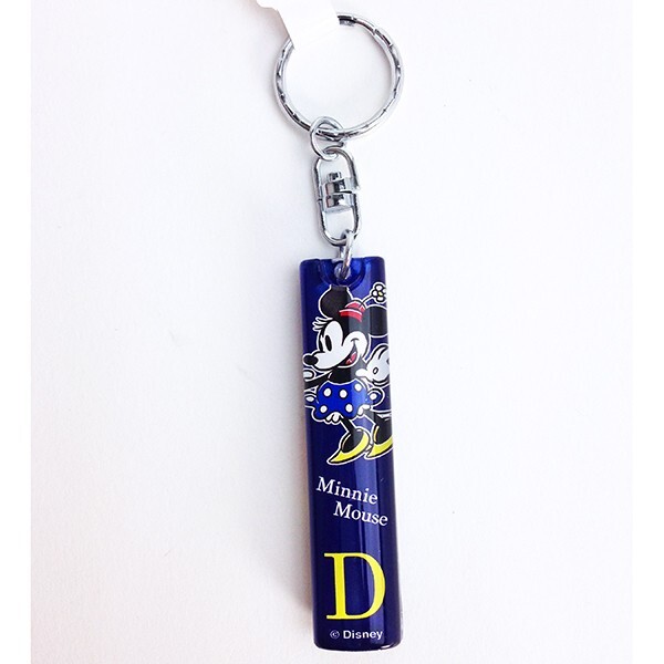 ディズニー イニシャルキーホルダー ミッキー＆ミニー D グッズ  (MCOR)