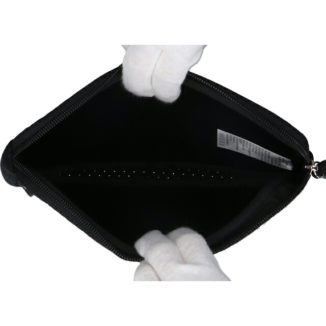 ウィローベイ ポーチ レディース ブランド WILLOWBAY リストレットクラッチ クラッチバッグ BLACK