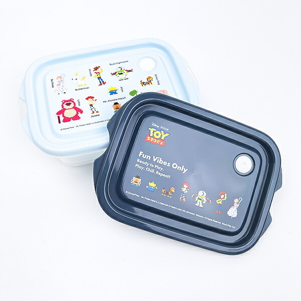 ディズニー トイストーリー シールボックス(500ml) 2個入り ピクセルアート ランチ 日本製
