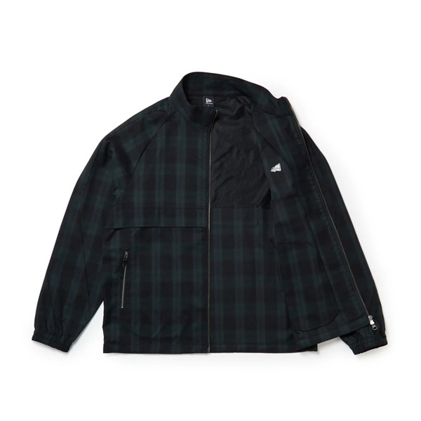 ニューエラ ゴルフ ジャケット スタンドカラー ジャケット ブルゾン チェック New Era Golf (15129429) 2026年秋冬モデル お誕生日祝い お祝い 記念品 お父さん 父の日 彼氏 男性 30代 40代 50代 60代 母の日 お母さん 還暦祝い 敬老の日 彼女 人気プレゼント プレゼント