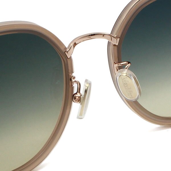 マックスマーラ サングラス MAX MARA MM0148-K/S 57B 57 サングラス ノーズパット MM0148K-57B-57 ベージュ ブルー ユニセックス
