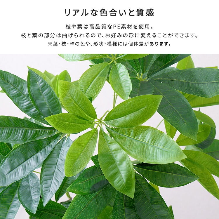 お手入れ簡単 フェイクグリーン パキラ Mサイズ(150cm)