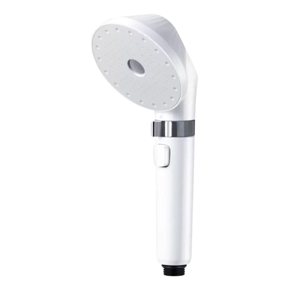 MiCOLA（ミコラ）ウルトラファインバブル　シャワーヘッド　美肌ケア　節水50％　3モード＆止水機能付き　シェルホワイト　アイリスオーヤマ　#70368