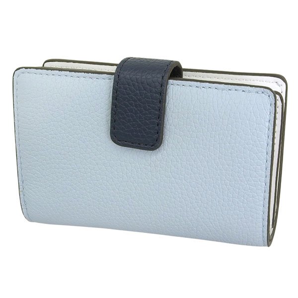 マイケルコース MICHAEL KORS 二つ折り財布 折り畳み 折財布 コンパクト アウトレット 35F4STVF6T 394 ブルー